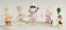 Lenox Peanuts Happy New Year 5 Piece Set Snoopy Linus Lucy Charlie Brown NIB COA picture
