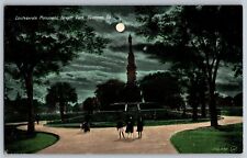 Savannah, Georgia - Confederate Monument - Forsyth Park - Vintage Postcard picture