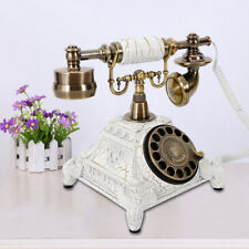 Vintage Antique European Style Old Fashioned Rotary Dial Phone Handset Telephone picture