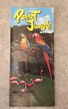 1950s Parrot Jungle Miami Florida FL Tourist Travel Brochure Vintage picture