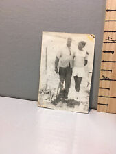 Vtg Photo 50's African American Uncle & Pretty Niece u picture