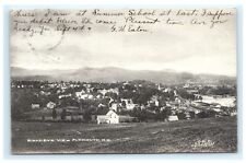 Birds Eye View Plymouth NH New Hampshire UDB Postcard D12 picture