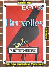 METAL SIGN - 1958 Expo 58 Brussels - 10x14 Inches picture