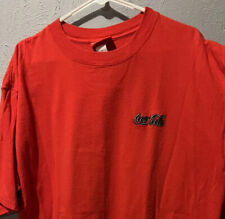 All Red Made In USA Coca Cola Stitched Shirt  picture