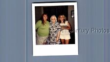 FOUND COLOR POLAROID K+1987 PRETTY WOMEN POSED TOGETHER picture