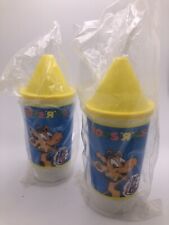 Vintage Toys R Us Pepsi Plastic Cup Promotional Item Straw Kids Set of 2 picture