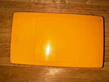 Vintage Mid Century Yellow Pencil Case/Junk Box Plastic Made In USA picture