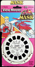 Vintage MASK M.A.S.K. Kenner 1986 3d View-Master 3 Reel Packet picture