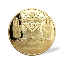 Masonic Lodge Challenge Coin Grand Patrons Scottish York Rite Freemasonry Gift picture