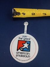 Vtg Great American Smoke Out Tab Button    *125-X picture
