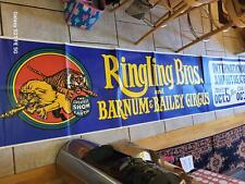 Large Original Vintage Ringling Bros Circus Poster Chicago IL 143