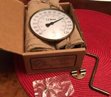 New, Classy LL BEAN Thermometer Brass wall dial L. L. with hanger picture