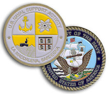 US Navy Naval Support Activity La Maddalena Italy Challenge Coin picture
