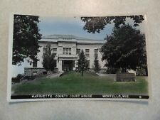 D1109 Postcard WI Wisconsin Marquette County Court House Montello picture
