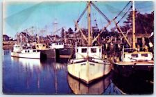 Postcard - The Fishing Fleet At Rock Harbor, Cape Cod - Massachusetts picture