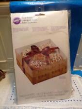 Wilton Treat Boxes For Holiday Food Cake Gifts 3 Pack Size 6.25