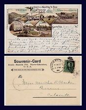 NEW MEXICO HASPELMATH PIONEER CARD MULTI VIEW POSTED 1903 TO BREEN COLORADO picture