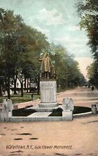 Watertown, New York, NY, Gov. Flower Monument, Vintage Postcard a9027 picture