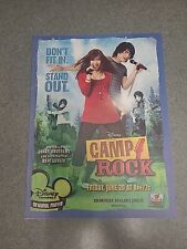 Camp Rock Demi Lovato Jonas Brothers Disney Print Ad 2008 8x11  Great To Frame  picture