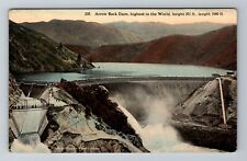 ID-Idaho, Aerial Arrow Rock Dam, Antique, Vintage Souvenir Postcard picture