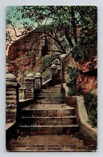 Vintage Postcard Stairway To Eagle Point Park Dubuque IA BB & Co Unposted picture