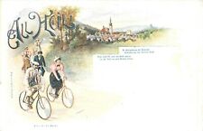 Postcard C-1900 Bicycle Cycling All Heil German Countryside undivided TP24-1585 picture