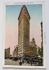 Postcard ~  New York City, NY ~ FLAT IRON BUILDING ~ COPPER WINDOWS picture