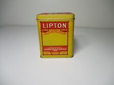 Vintage Lipton Tea Planter Ceylon Advertisement Tin Can Bristol Ware picture