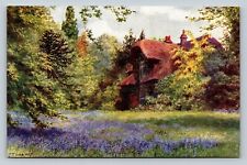 1998 Queen's Cottage Kew Gardens From A Drawing By C.T. Howard VINTAGE Postcard picture