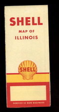 1956 Shell Map Of Illinois picture