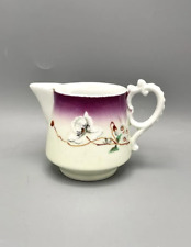 Antique Gardner Russian Empire Hand Painted Porcelain Milk Jug Floral Marked picture
