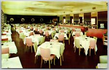 Vtg Asbury Park New Jersey NJ Michals Restaurant Dining Room View Postcard picture