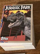 1993 Topps Jurassic Park Series 1 88 cards  and Stickers picture
