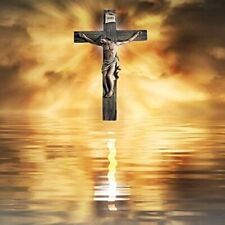 Jesus Nailed On The Cross Resin Wall Crucifix, 14 Inch picture