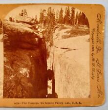 Stereoview Keystone View Co 9472 The Fissures Yosemite Valley California USA (O) picture
