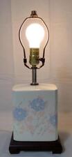 Murray Feiss 1980s Chinese Chrysanthemum Porcelain Table Lamp picture