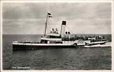 Vintage RPPC British Steamer Steamship Ship P.S. Monarch Real Photo picture