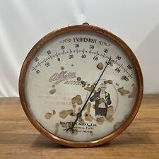 VTG Antique ABBOTTS BITTERS Thermometer Sign Tones Stomach Appetite Aids Digest picture