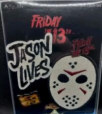 Friday the 13th Jason Voorhees (Patch/Lapel Pin Set) Licensed Horror Halloween  picture
