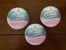 3 Walt Disney World Pinback Happily Ever After Cinderella Carriage Castle 3” picture