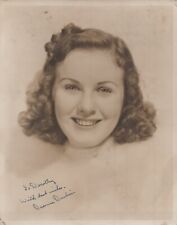 Hollywood Beauty Deanna Durbin Signed Autograph Portrait 1930s Orig PHOTO 205 picture