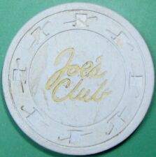 5¢ Vintage Casino Chip. Joe's Club, Sacramento, CA. 1950. Y62. picture