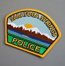 Saratoga Springs Utah Police Patch ++ Mint Utah County UT picture