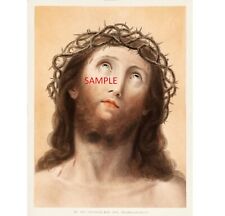Head of Christ with Thorn Head Crown by Francesco Bartolozzi 8X10 Print GG01 picture