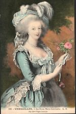 Queen Marie Antoinette Portrait by Elisabeth Vigee Le Brun Postcard (UNPOSTED) picture