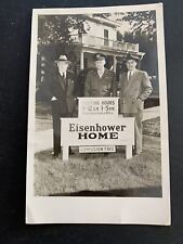 RPPC President Eisenhower Home 1950 picture