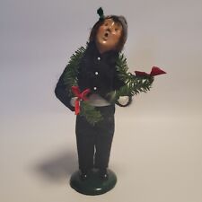 Byers Choice Carolers 1997 Caroler Boy Holding Garland Limited Edition /100 picture
