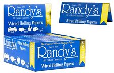 Randy's Wired Cigarette Rolling Papers - KING SIZE - FULL BOX - 25 Packs SEALED picture