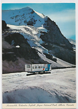 VTG Postcard Greyhound Snowmobile  Jasper National Park Canada picture