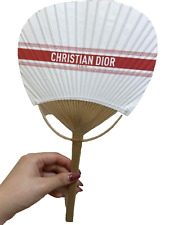 [Rare] Christian Dior Fan Uchiwa White Red Limited Novelty 2024 Summer Limited picture